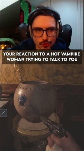 When you're too nervous to talk to hot vampire women