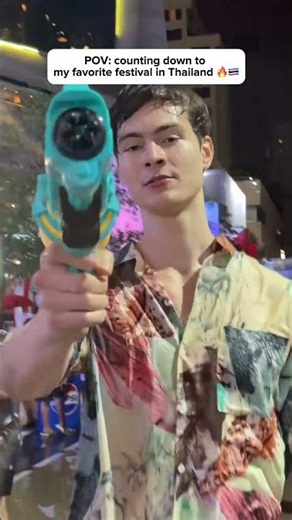 Counting down to Songkran, Thailand’s wildest festival 🇹🇭🔥 #songkran #songkran2026 #bangkok