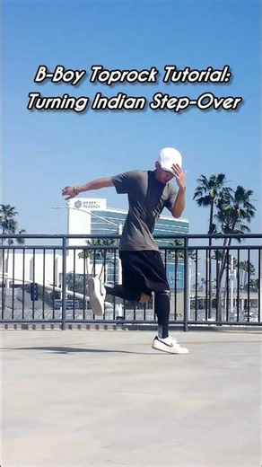 B-Boy Toprock Tutorial: Turning Indian Step-Over | Perfect Line - DJ Creem #bboy #toprock #tutorial