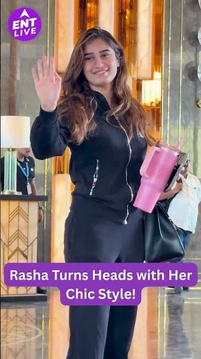 Rasha Thadani Stepped Out In Style, Impressing Fans With Her Elegant And Effortless Look