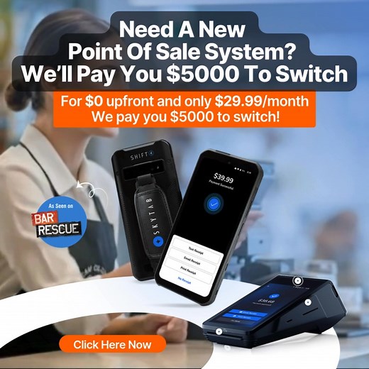 🌟 Get 5K When You Switch to SkyTab POS - Perfect for Bars & Restaurants! 🌟 Are you a bar or restaurant owner tired of losing profits to expensive credit card processing fees? Discover how our SkyTab POS system can revolutionize your business with 0% processing fees and a flat rate under $100/month! 🏷️ 💡Why Switch to SkyTab? ☑️ 5K Incentive: Switch today and receive a fantastic 5k incentive directly to you as the owner. ☑️ Built for Bars & Restaurants: Tailored features to streamline your ope