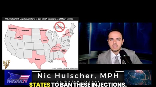 We are actively delivering critical evidence of mRNA injection harms to local, state, and federal authorities through multiple channels. The vaccine cartel has nowhere left to hide — censorship has failed. The mass poisoning of the population will end. | Nicolas Hulscher