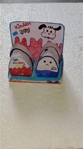 Diy cute kinder Joy craft ideas/#craft #shortsfeed