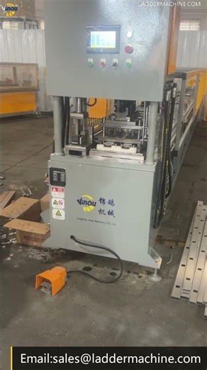 Aluminium Loft Ladder Automatic Punching Machine #machine #manufacturing