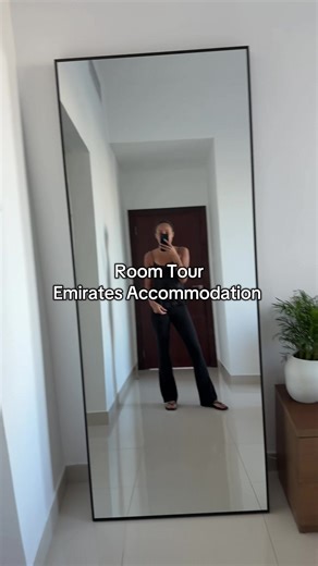 Emirates Accommodation Room Tour for Cabin Crew