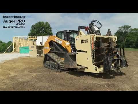 Auger PRO Bucket Bunker — Heavy-Duty Storage for Skid Steer Attachments