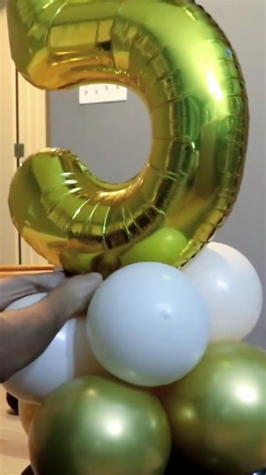 How To Attach Numbers O The Stack youtubeshorts #shortfeed #diy #tip #balloontutorial #tricks