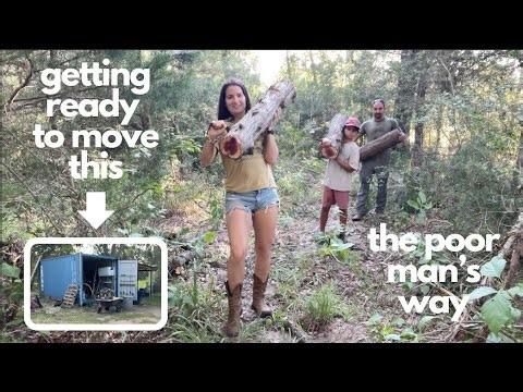 Moving an 8x20 Shipping Container with No Heavy Machinery | Part 1 | Prep Work