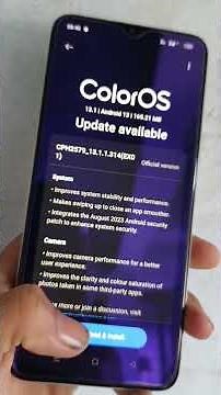 Oppo A38 New Software Update Available😎 September #oppoA38 #oppoMobileUpdate