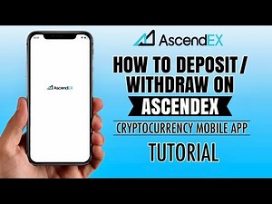 How to DEPOSIT or WITHDRAW on AscendEx (BitMax) Mobile App | Tutorial