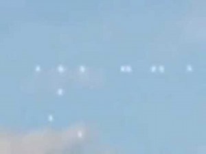 Amazing UFO Fleet Over Fukushima Japan March 26, 2011