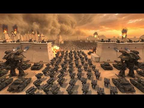 TOTAL CARNAGE! BATTLE MECH, T45 SHOTGUN & MINIGUN VS 4.1 MILLION MONSTER ARMY !! UEBS 2