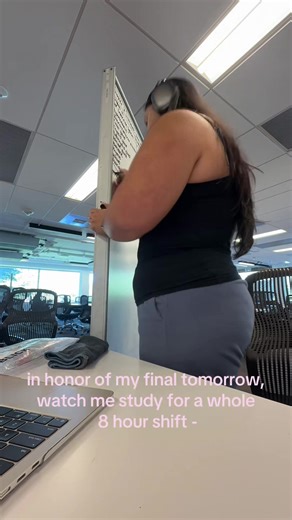 Nursing Student's 8-Hour Study Session