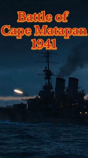 Battle of Cape Matapan, 1941. #ww2 #worldwar2 #history #shorts #Italy #uk #war