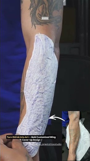 Cover Up Wing Tattoo | Transforming Old Ink Into Powerful New Art