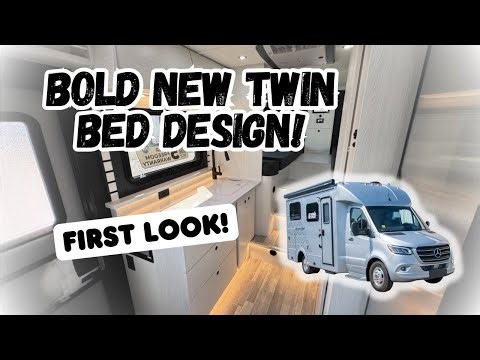 FIRST LOOK! Bold NEW Twin Bed Design! / 2026 Pleasureway XLTW #vantour #rvreview
