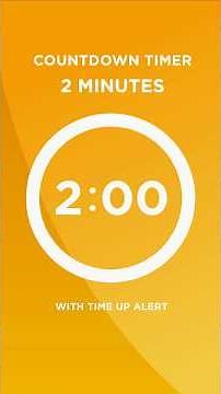 2 Minute Timer ⏲️