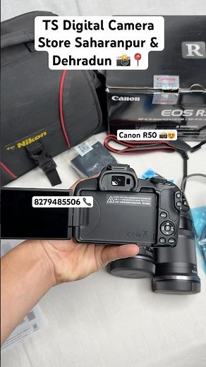 Canon R50 With Dual Lens | Second Hand Camera Market | Old Dslr Camera Shop 📸📍 #video