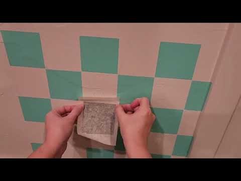 Custom Checkered Vinyl Wall Design | Adding Pops of Color for a Unique Look