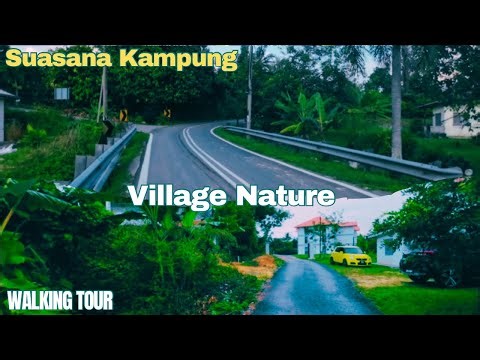 🇲🇾 | RURAL MALAYSIA WALKING TOUR / MALAYSIA VILLAGE, VILLAGE WALK, TRAVEL TOUR