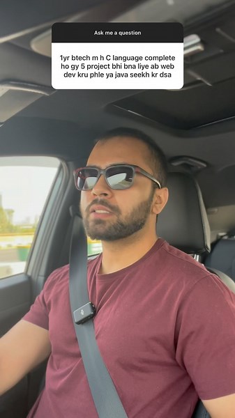 Vipul Tyagi | What to do after learning C and building projects as well . DSA in java or web development? | Instagram