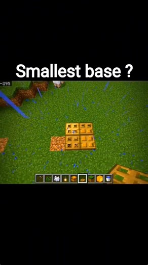 The Smallest Base in Minecraft 😲 #mincraft
