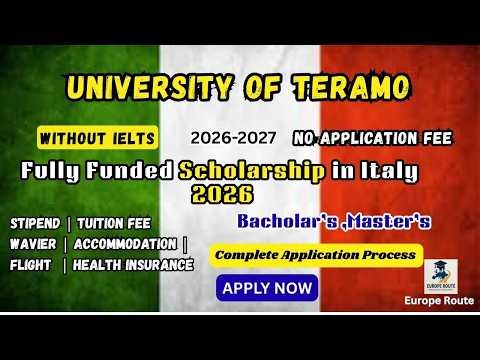 University of Naples Federico II Application process 2026| Fully funded Scholarship, Italy | No Fee