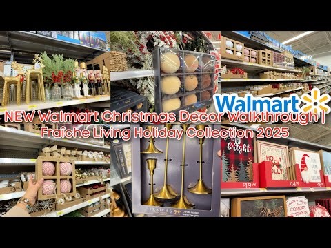 NEW Walmart Christmas Decor Walkthrough | Fraîche Living Holiday Collection 2025 🎄✨