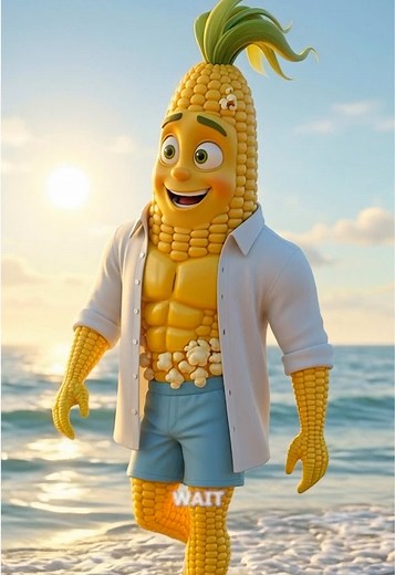 Worst Beach Day Ever: Corn on Vacation Story