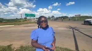 WATCH: Police have sealed off a portion of the Bulawayo Harare road to pave way for a potentially risky operation by the City's Fire and Emergency Services department as they clear the accident scene where a fuel tanker overturned and fell into a ditch. https://www.heraldonline.co.zw/live-bulawayo-harare-highway-closed-after-40000-liltre-fuel-tanker-overturns/ | Sunday News Zimbabwe