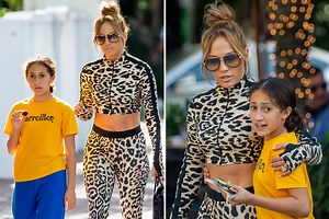J. Lo steps out with lookalike daughter Emme in Miami