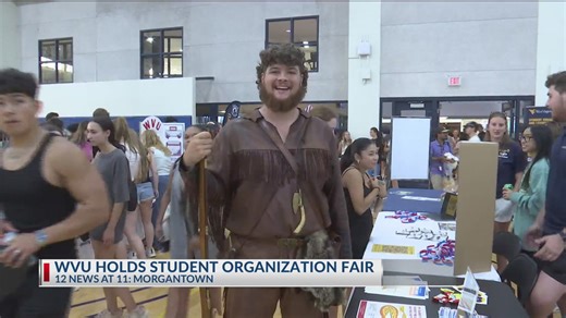WVU students explore campus life at student organization fair