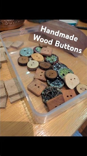 Making #handmade #wood #buttons