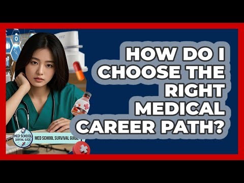 How Do I Choose The Right Medical Career Path? - Med School Survival Guide
