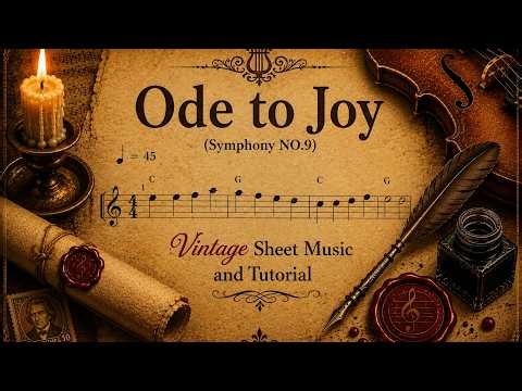 Ode to Joy (Beethoven) | Easy Notes & Sheet Music
