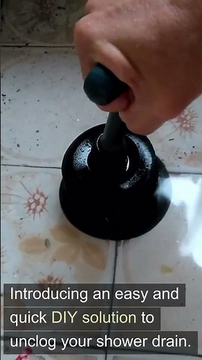Title: "Unclog Your Shower in Minutes: Easy DIY Hack!"