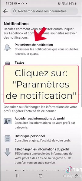 Facebook: comment désactiver les notifications