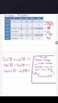 Trignometry Formula Trick Class 10 #trignometry #class10 Full Explained