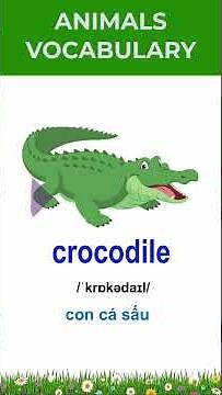 Teaching children to learn English through cartoon animals / Teaching children to recognize anima...