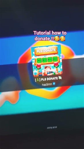Tutorial how to donate !! #plsdonate #roblox #tutorial