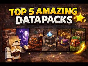 TOP 5 AMAZING Minecraft Datapacks You MUST Try! (Survival Friendly, OP & Vanilla+)