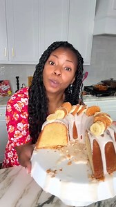 120K views · 2K reactions | Banana Pudding Pound Cake Recipe in the first comment⤵ | Grandbaby Cakes by Jocelyn Delk Adams | Facebook