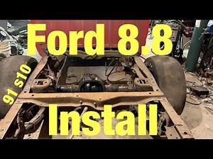 Instaling Ford 8.8 rear end in s10