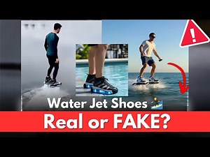 Water Jet Shoes Real or Fake? - Viral Video Reality Check!