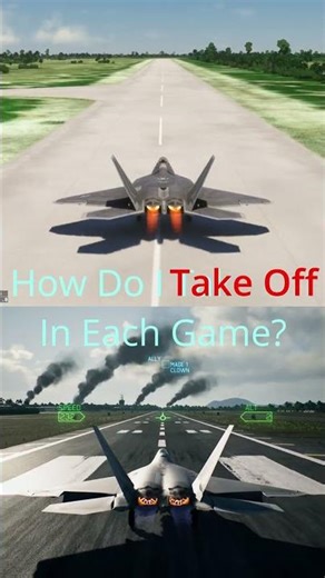 MSFS2020 vs Ace Combat 7 Takeoff Sounds + Cobra Maneuver 😲!