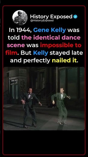 When Gene Kelly Danced With His Own Reflection in 1944 🎬✨