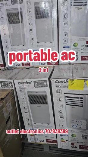 Comfee Portable AC: 3-in-1 Dehumidifier & Ventilator