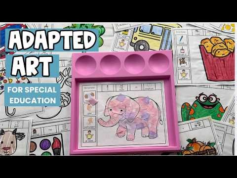 Adapted Art Projects for Preschool Autism & Special Education
