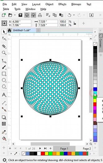 Basic Shape Design In Coreldraw | CorelDRAW Basic Tutorial for Beginners #art #textdividers