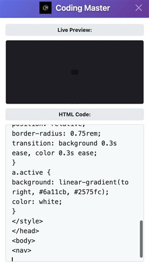Nav Menu #coding #programming #developer #css #html #umservicesofficial #javascript